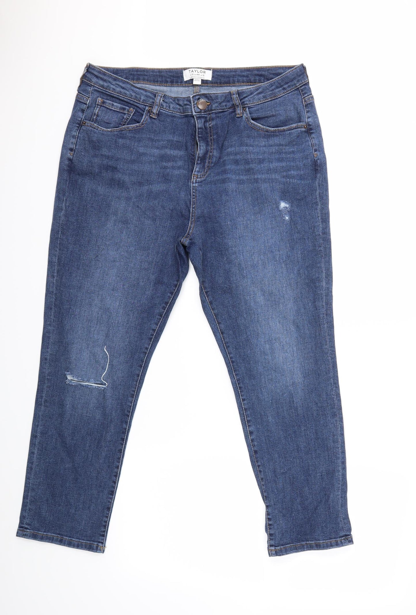 Dorothy Perkins Womens Blue  Denim Skinny Jeans Size 16 L25 in
