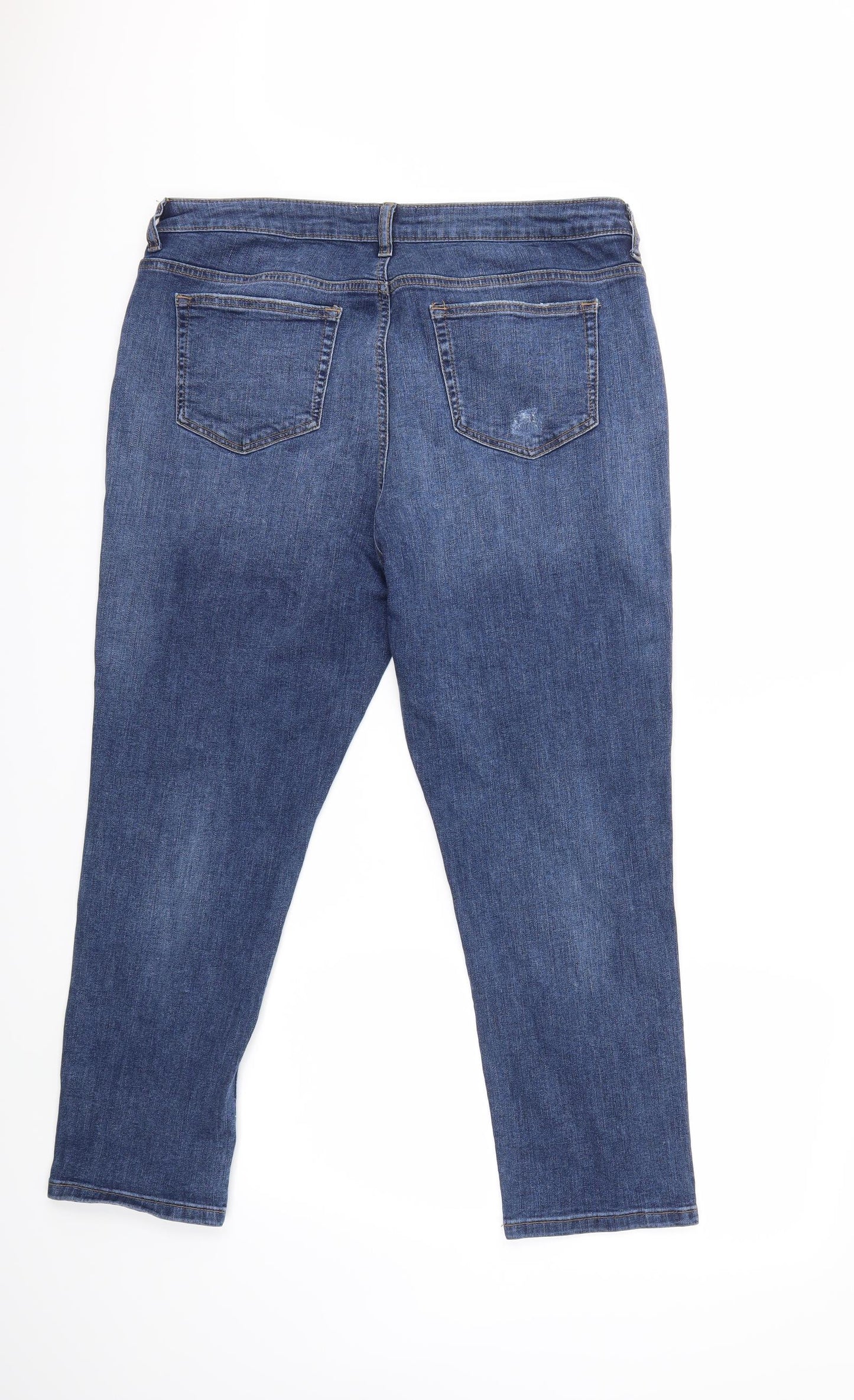 Dorothy Perkins Womens Blue  Denim Skinny Jeans Size 16 L25 in