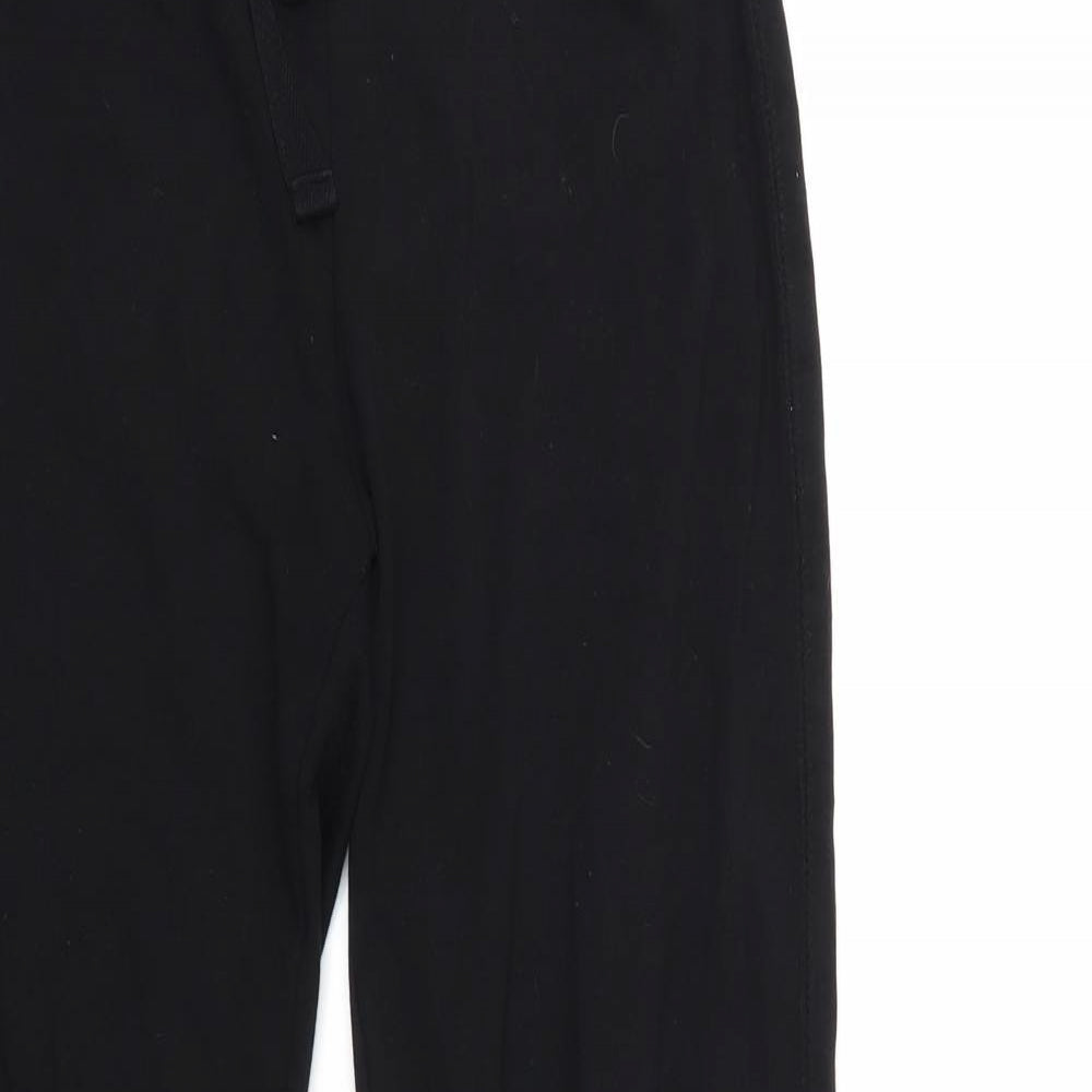 TU Womens Black   Trousers  Size 8 L28 in