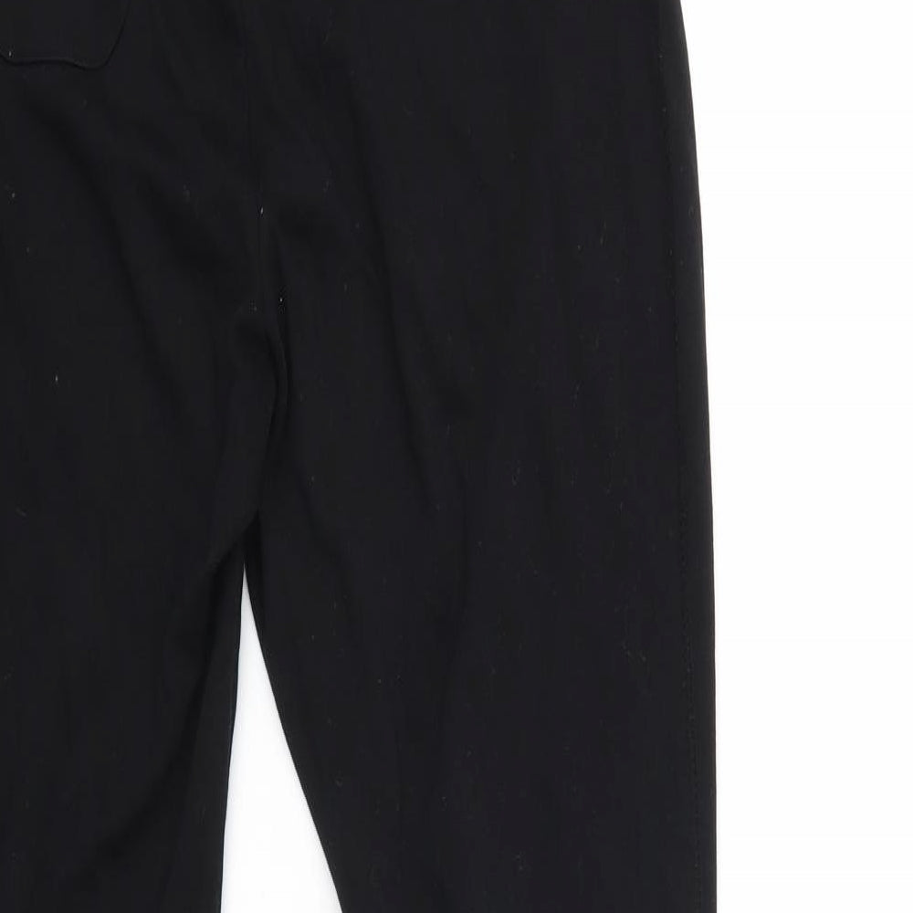 TU Womens Black   Trousers  Size 8 L28 in