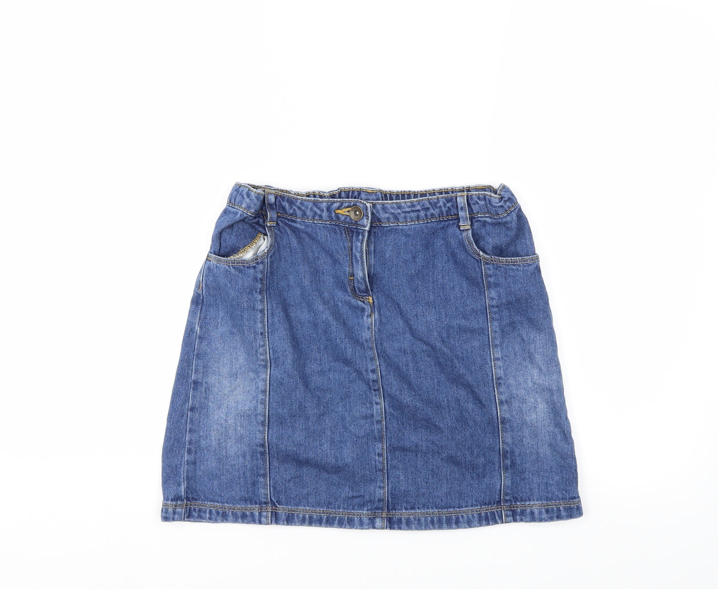 Nutmeg Girls Blue  Denim Mini Skirt Size 13-14 Years