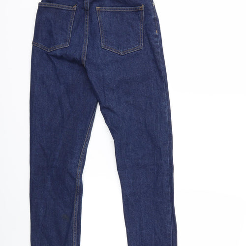 Denim & Co. Womens Blue  Denim Straight Jeans Size 6 L26 in
