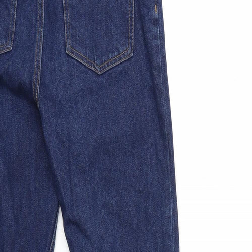Denim & Co. Womens Blue  Denim Straight Jeans Size 6 L26 in