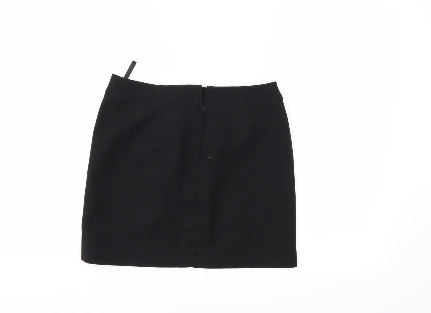 Preworn Womens Black   Mini Skirt Size 10