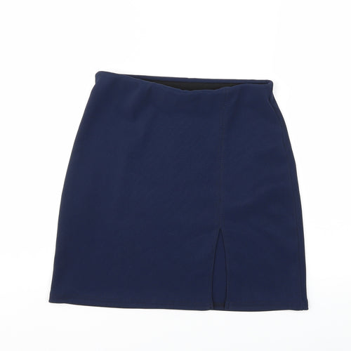 Preworn Womens Blue   A-Line Skirt Size M