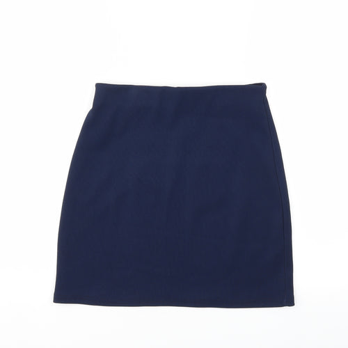 Preworn Womens Blue   A-Line Skirt Size M