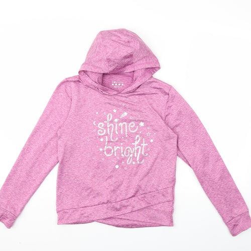 soulux Girls Purple   Pullover Hoodie Size 12 Years