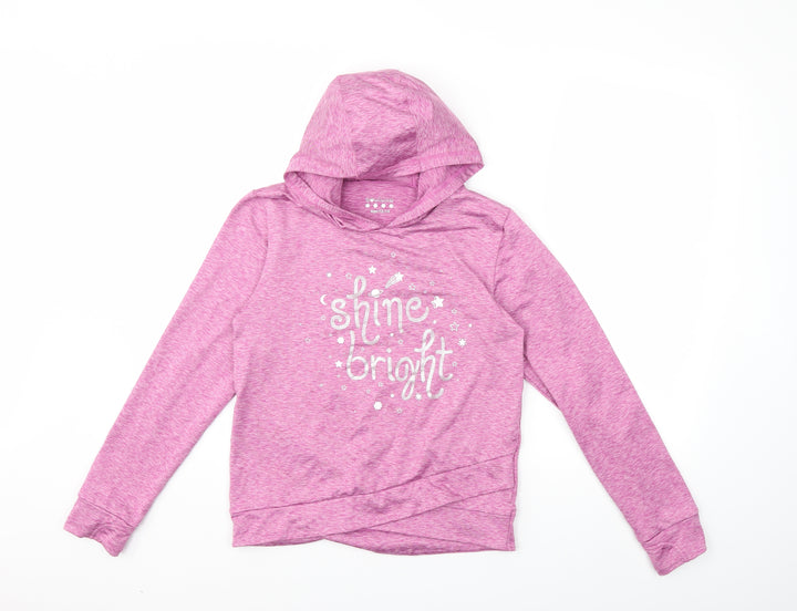 soulux Girls Purple   Pullover Hoodie Size 12 Years