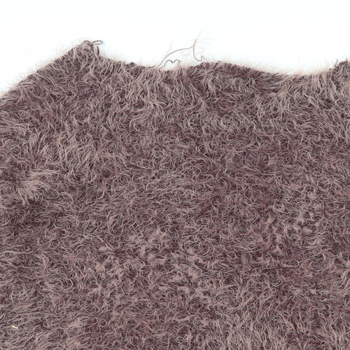Select Womens Purple  Knit Pullover Jumper Size 12