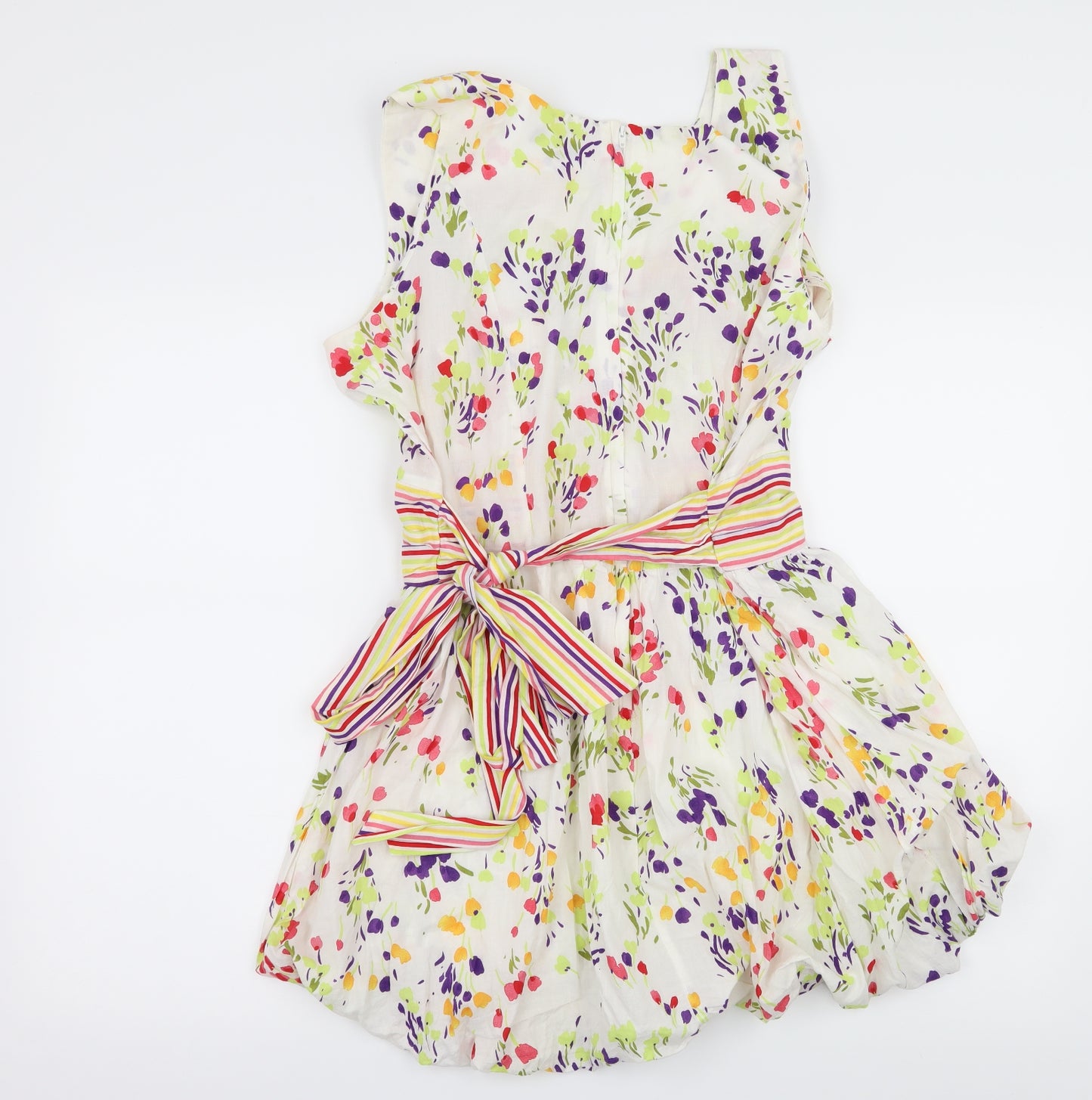 Red Herring Womens White Floral  Fit & Flare  Size 16