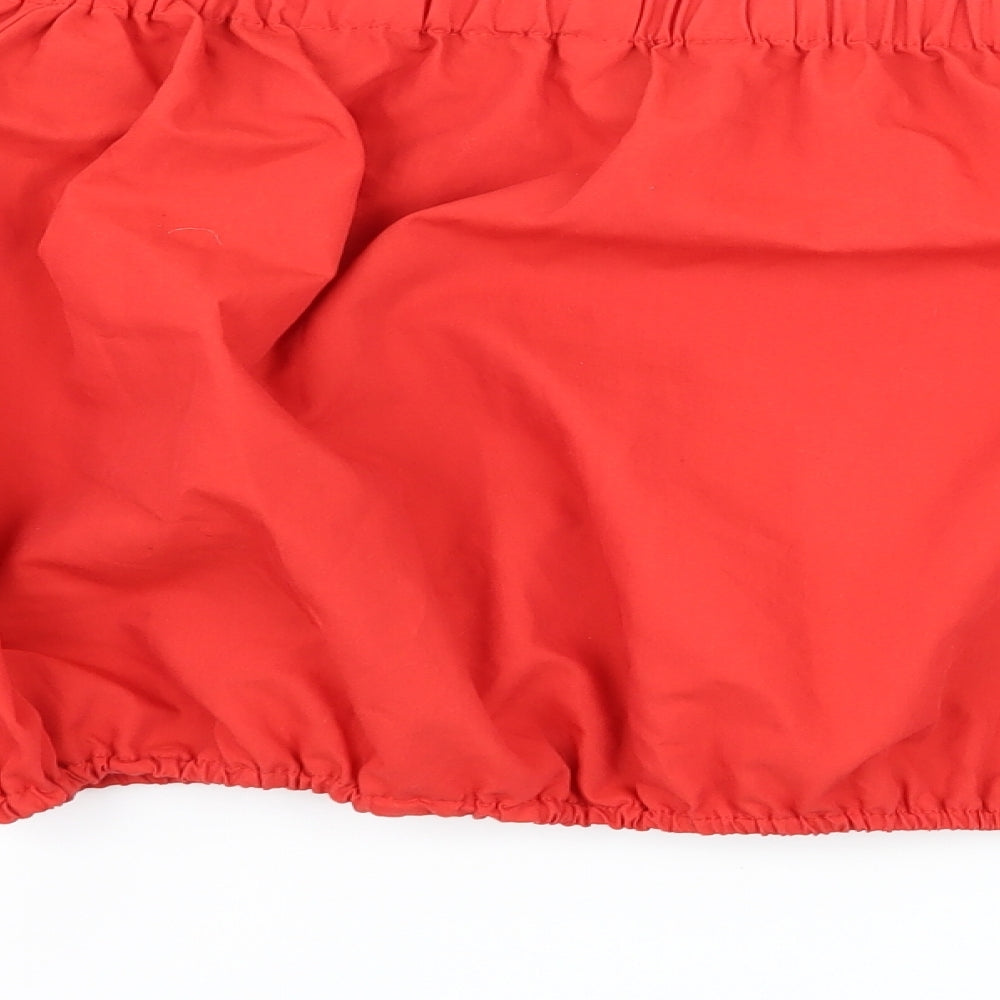 Miss Selfridge Womens Red   Basic Blouse Size 10