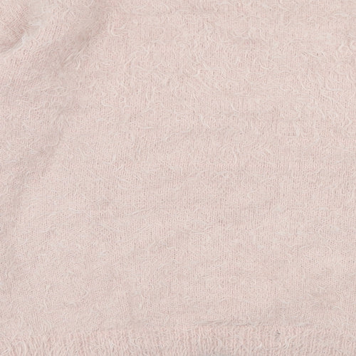 Select Womens Pink  Knit Pullover Jumper Size 10  - Embelished Neckline