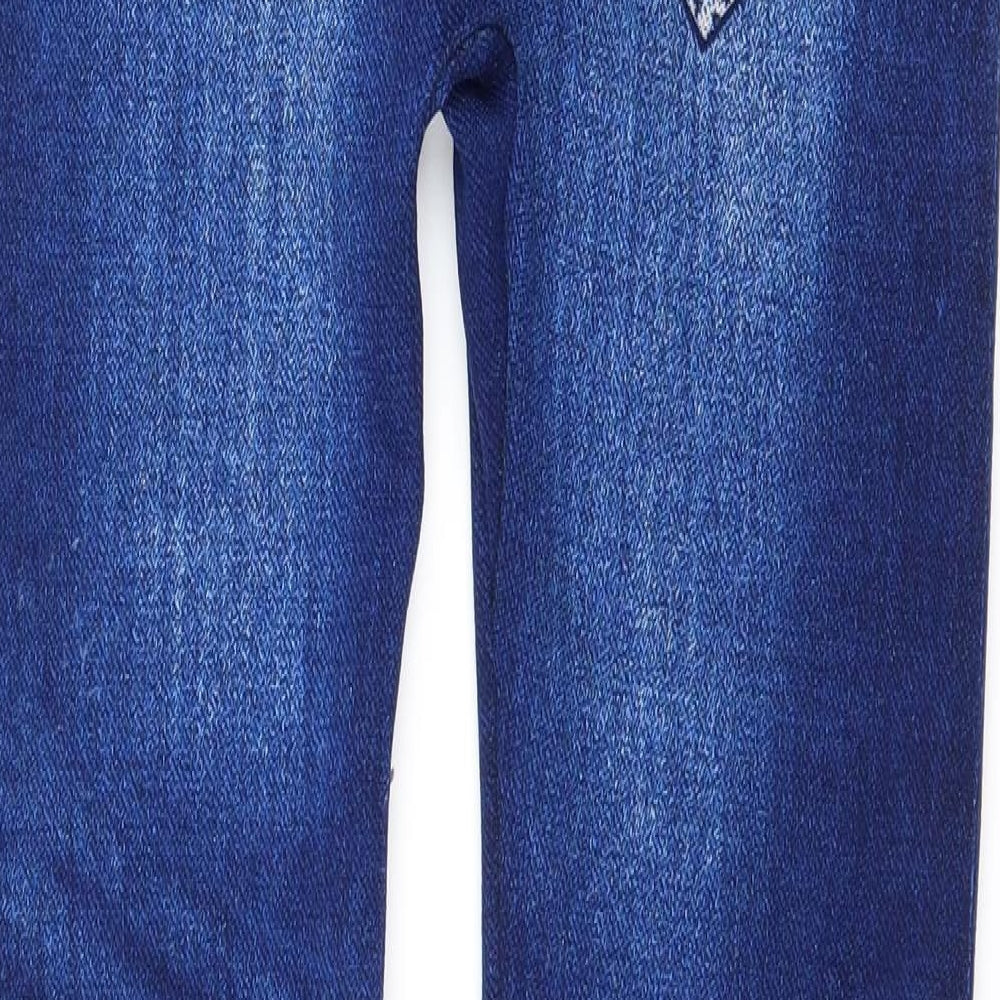 Preqorn Womens Blue   Capri Leggings Size 30 in L28 in