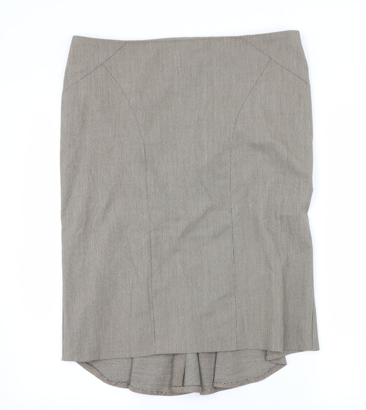 Bay Womens Brown Straight & Pencil Skirt Size 16