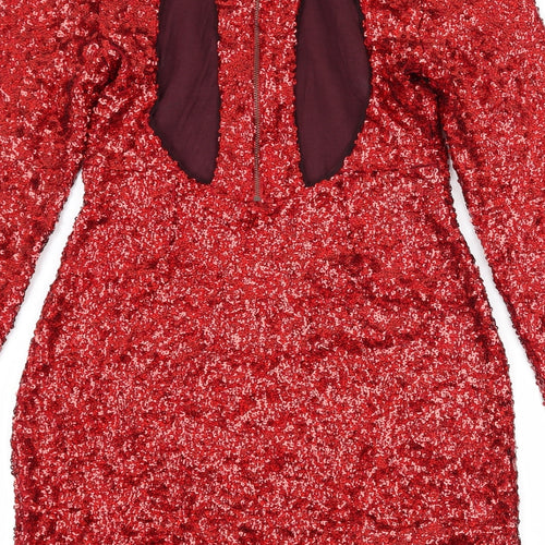 Kimchi Blue Womens Red   Bodycon  Size M  - Cut out back