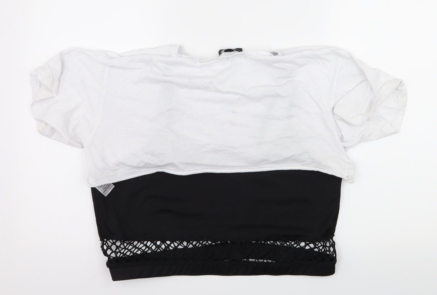 New Look Womens White  Jersey Basic T-Shirt Size 16  - Legend