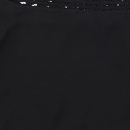 H&M Womens Black   Basic Blouse Size 6