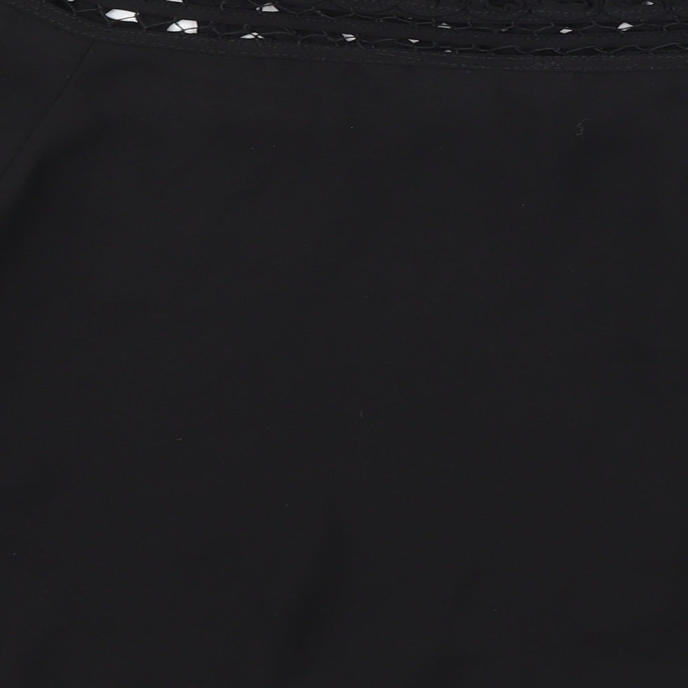 H&M Womens Black   Basic Blouse Size 6