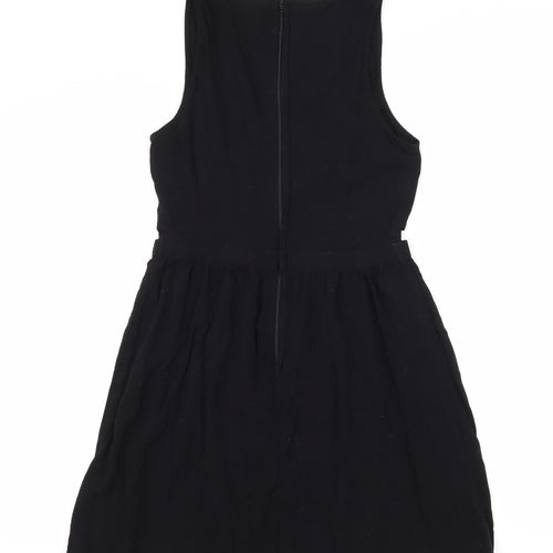 H&M Womens Black   Fit & Flare  Size 10  - Cut Out Waist