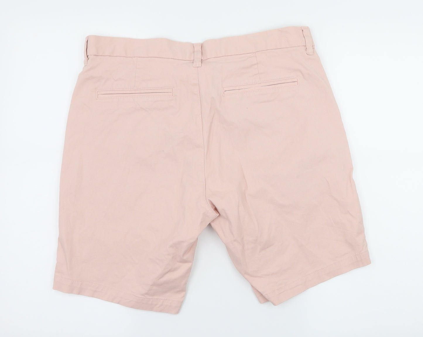 NEXT Mens Pink   Chino Shorts Size 34 in