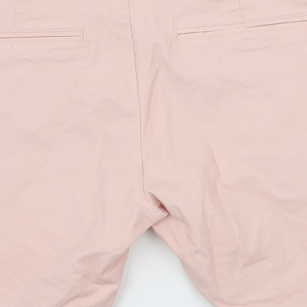 NEXT Mens Pink   Chino Shorts Size 34 in