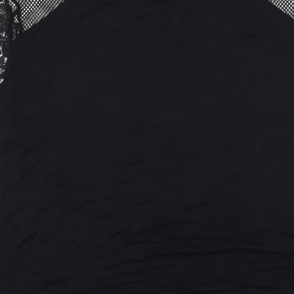 New Look Womens Black  Jersey Basic T-Shirt Size 18  - New york