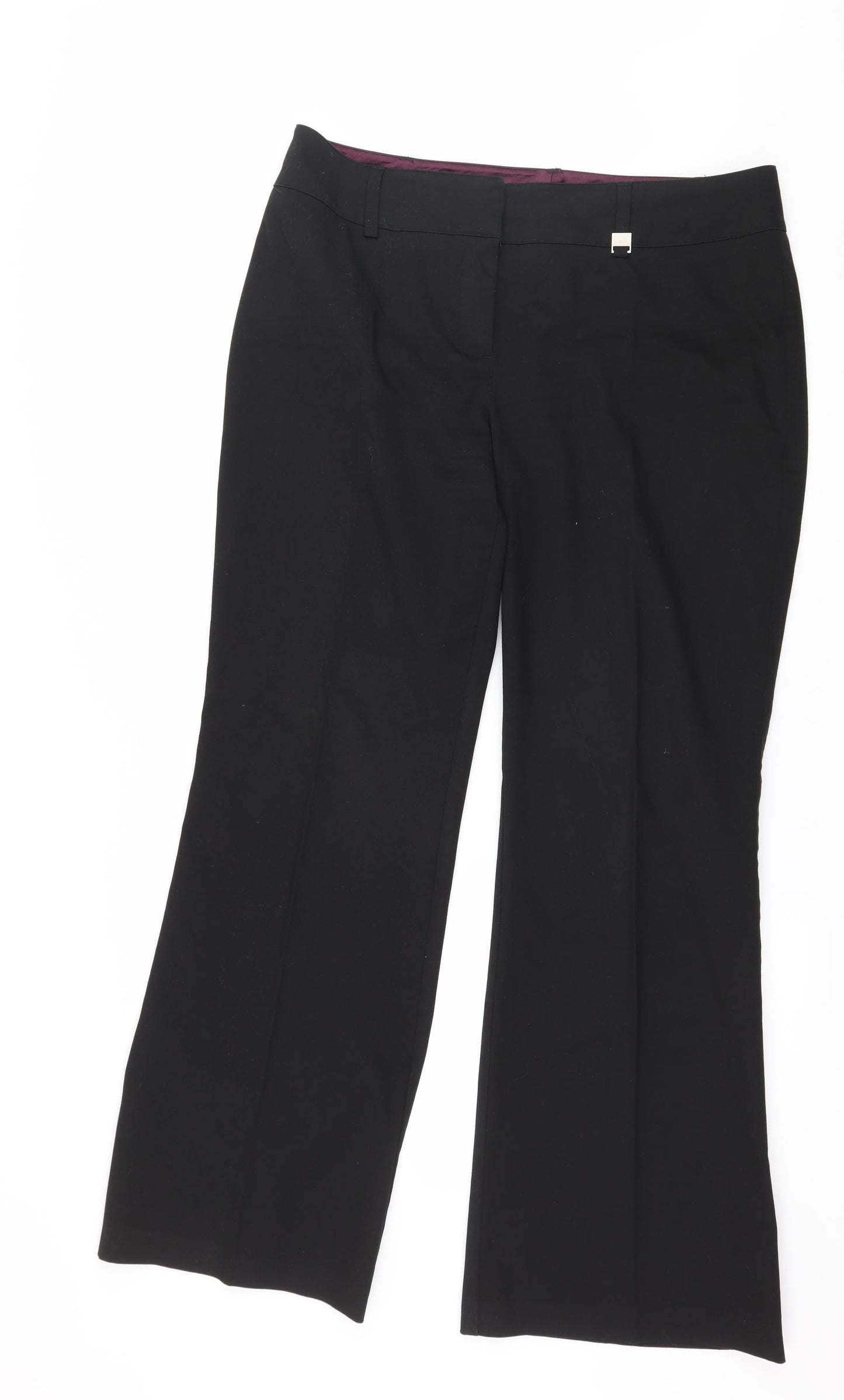 NEXT Womens Black   Trousers  Size 14 L30 in