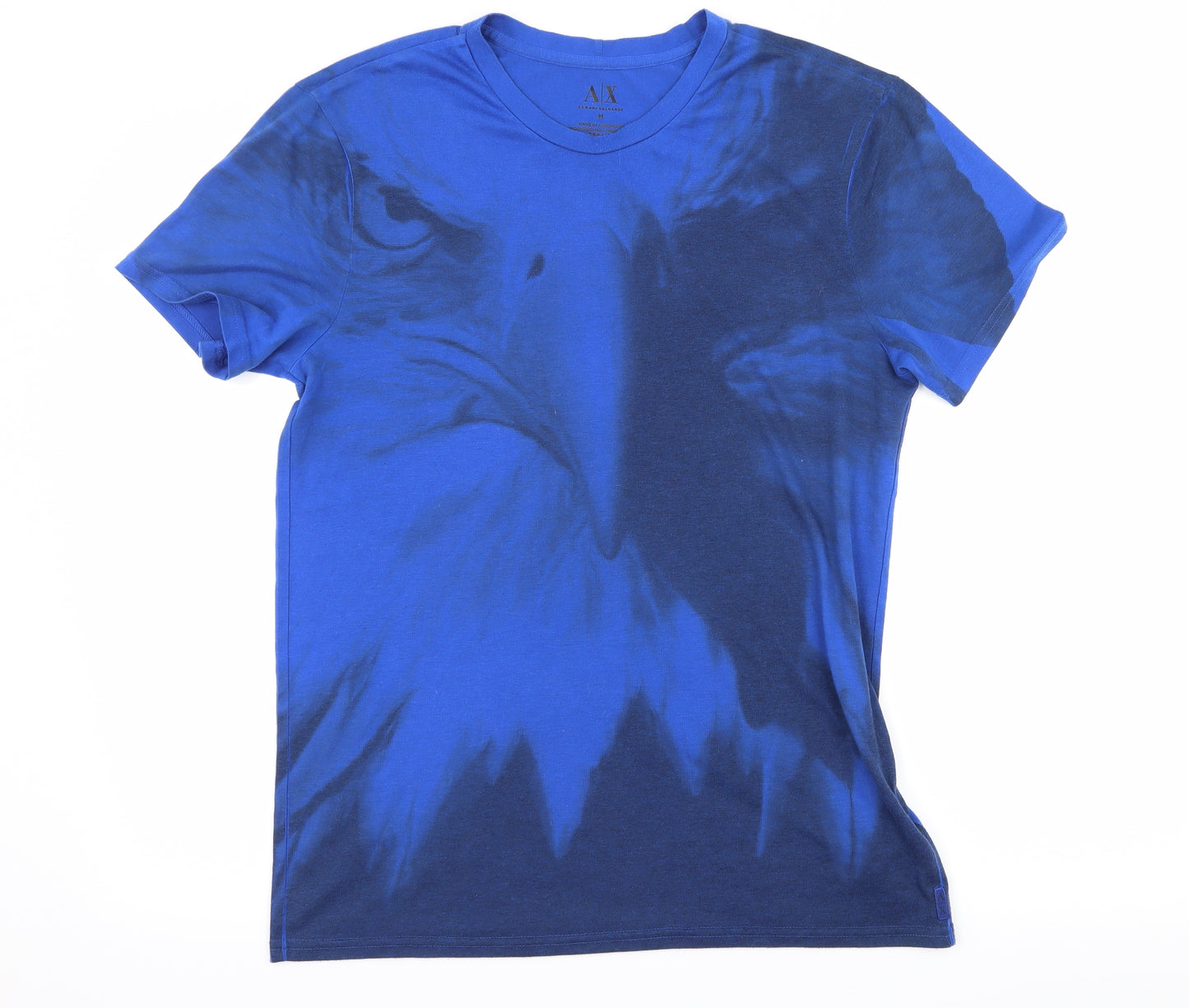 Armani Exchange Mens Blue  Jersey  T-Shirt Size M  - Eagle