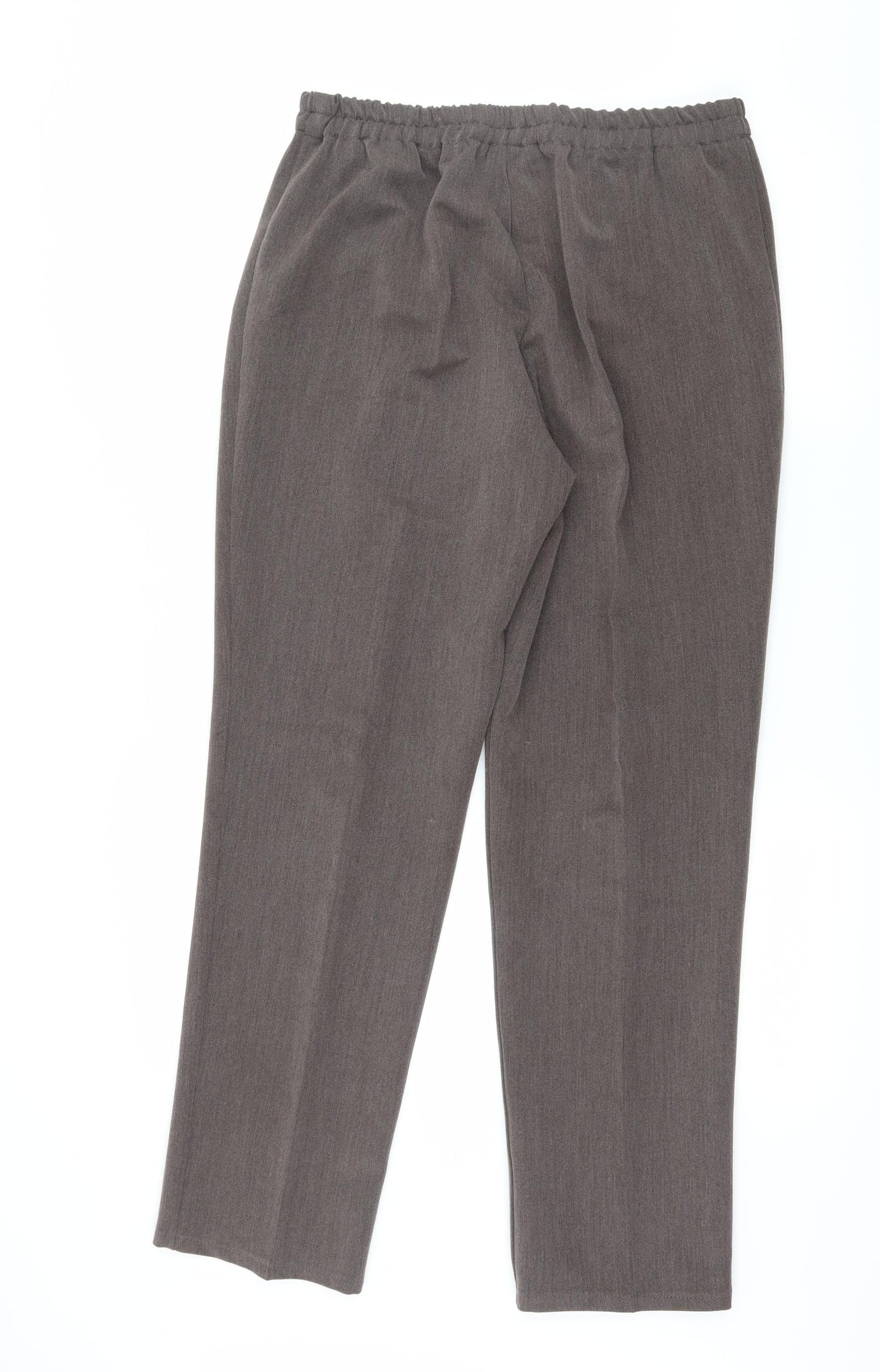 Afibel Womens Grey   Trousers  Size 14 L30 in