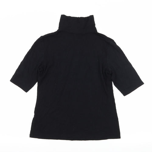 Dorothy Perkins Womens Black  Jersey Basic T-Shirt Size 8
