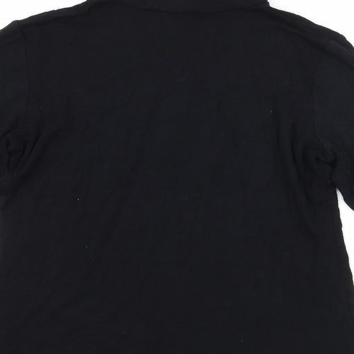 Dorothy Perkins Womens Black  Jersey Basic T-Shirt Size 8