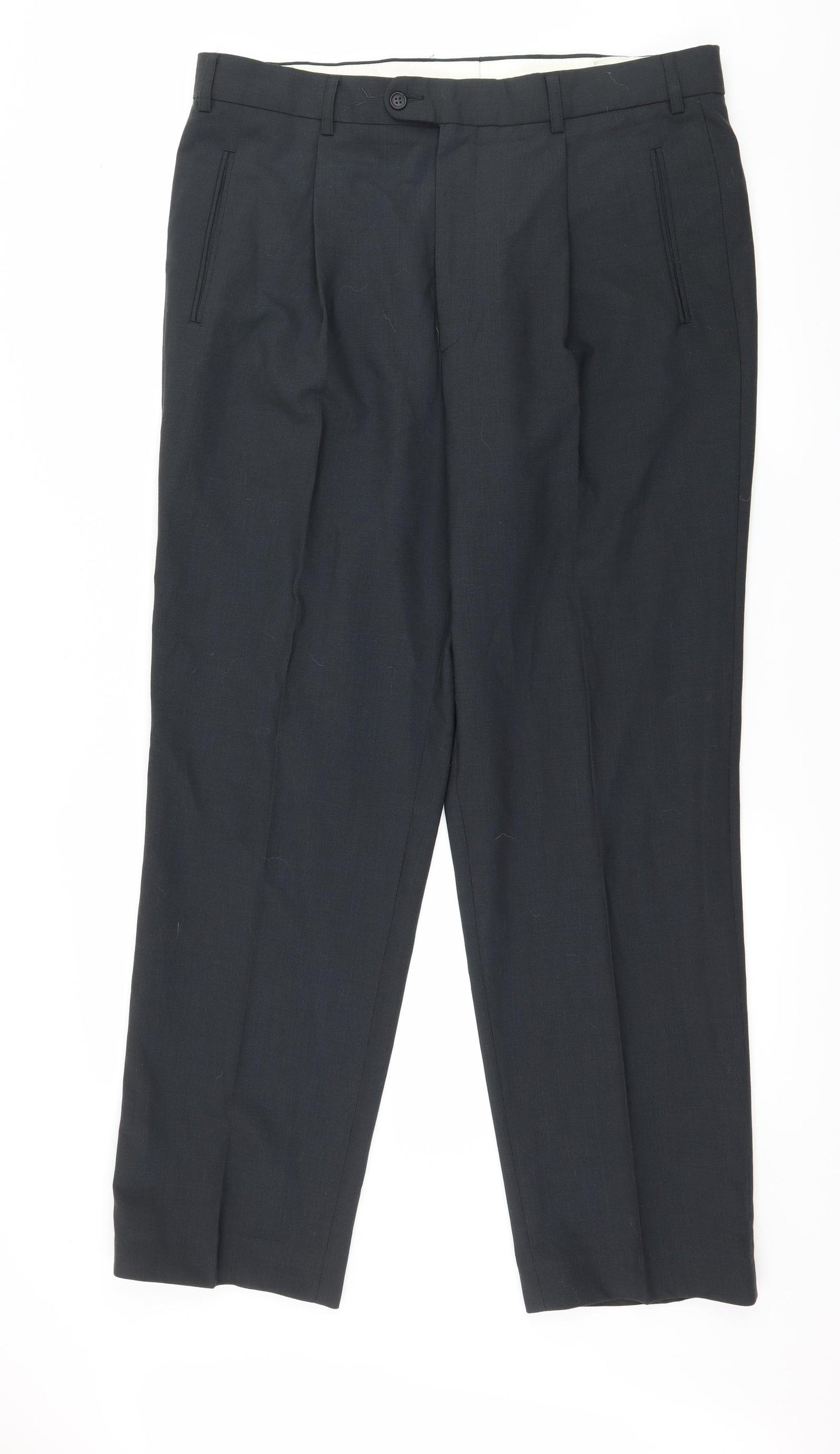 Nicolino Mens Blue   Trousers  Size 36 in L31 in