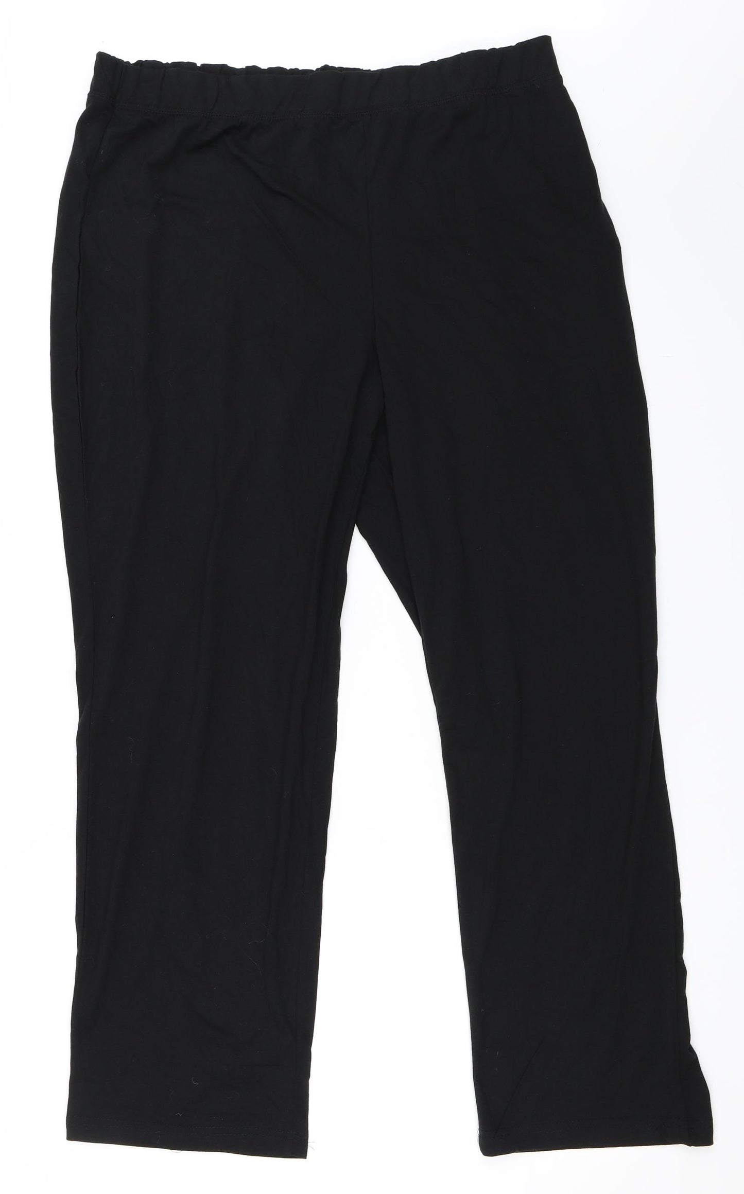 Jd Williams Womens Black   Sweatpants Trousers Size 20 L29 in