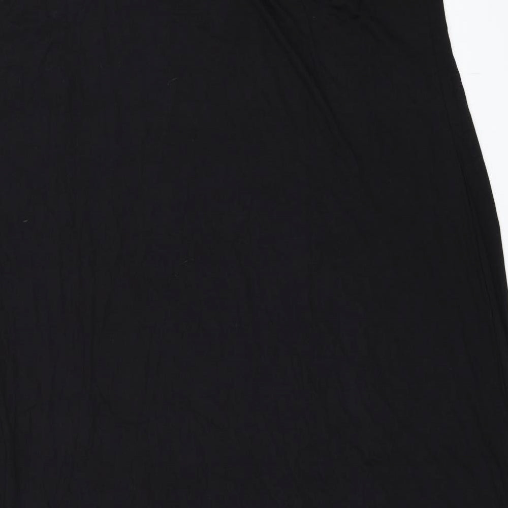 Pretty Secrets Womens Black Solid  Cami Dress Size 24