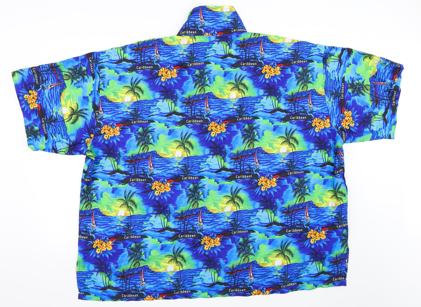 Rima Mens Blue    Button-Up Size 2XL