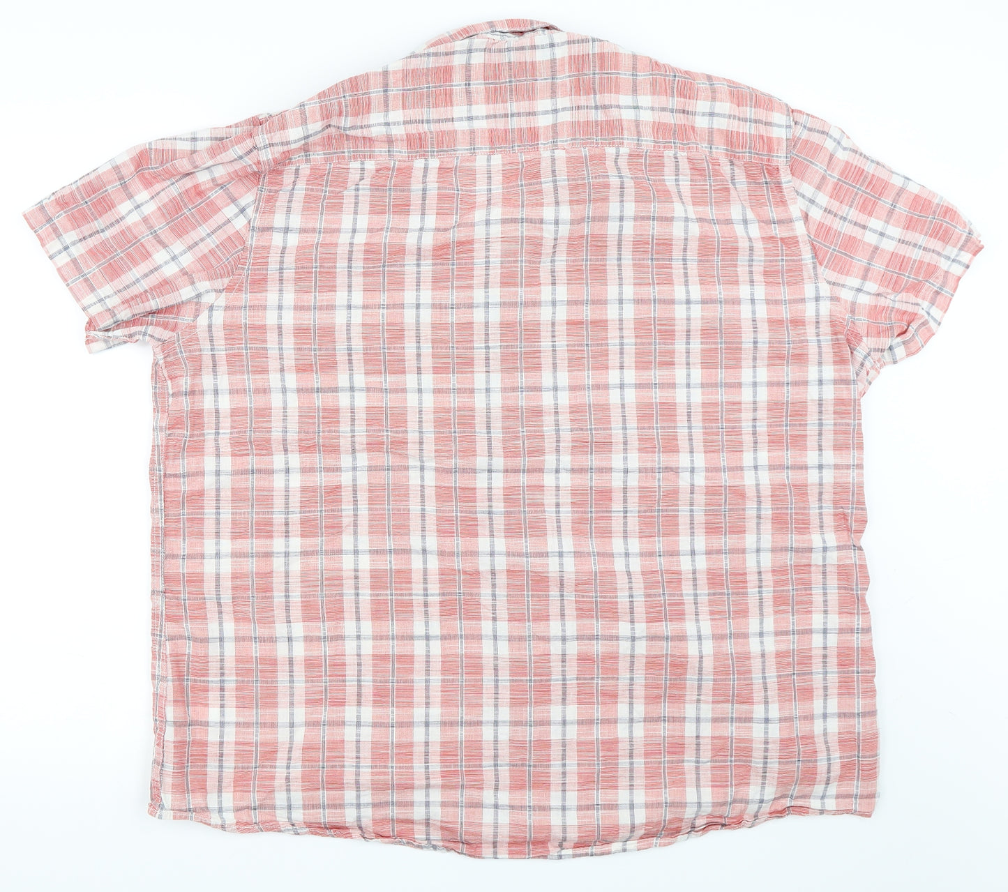 F&F Mens Red Check   Button-Up Size 2XL