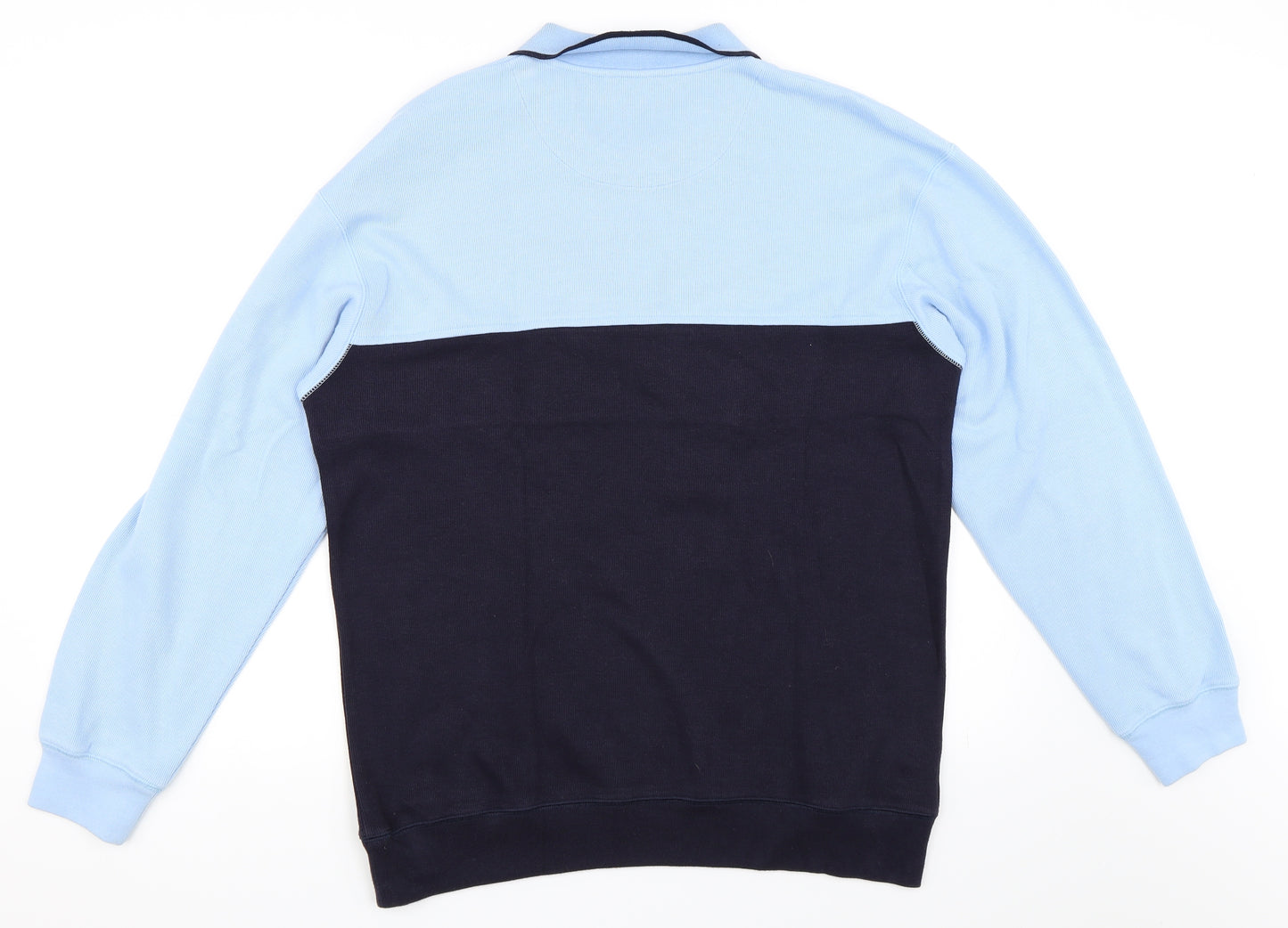 Easy Mens Blue   Pullover Sweatshirt Size M