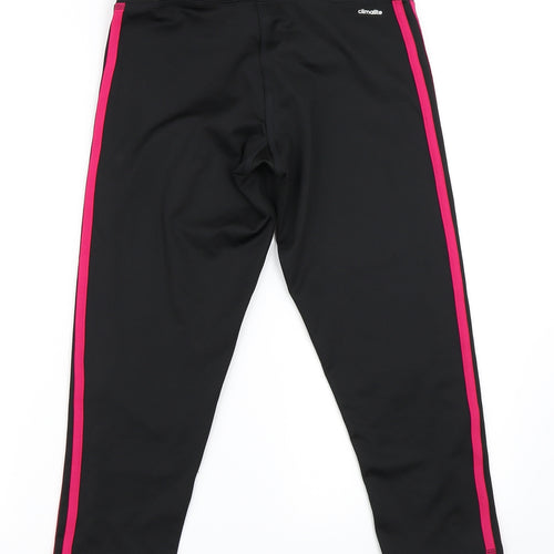 adidas Womens Black   Compression Leggings Size S L21 in
