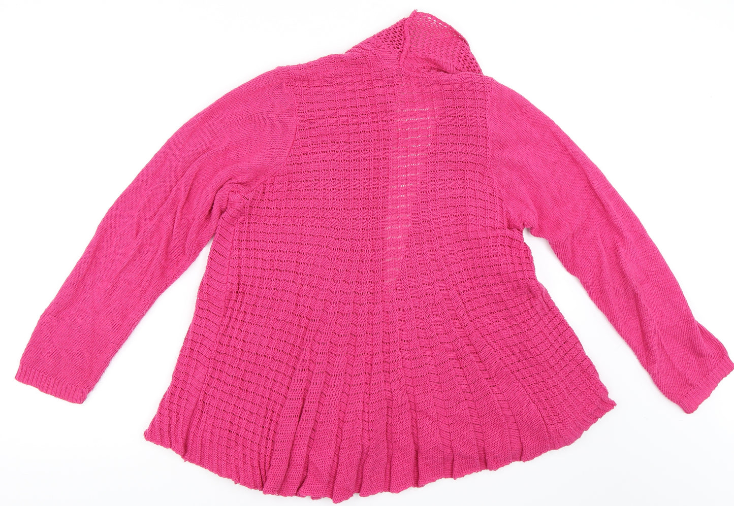 Pura Moda Womens Pink   Cardigan Jumper Size L
