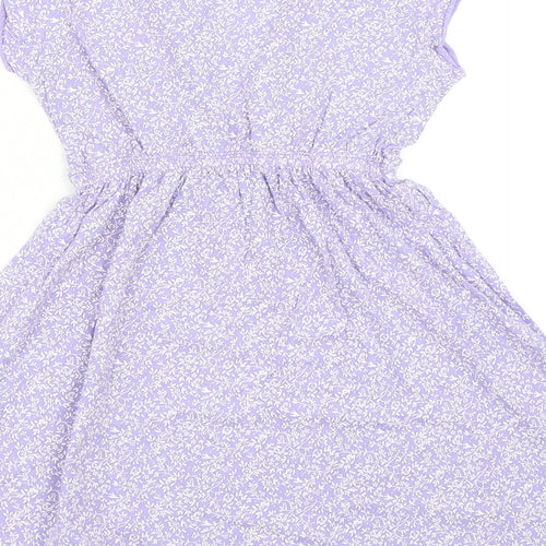 Celebrity Girl Girls Purple   Skater Dress  Size S