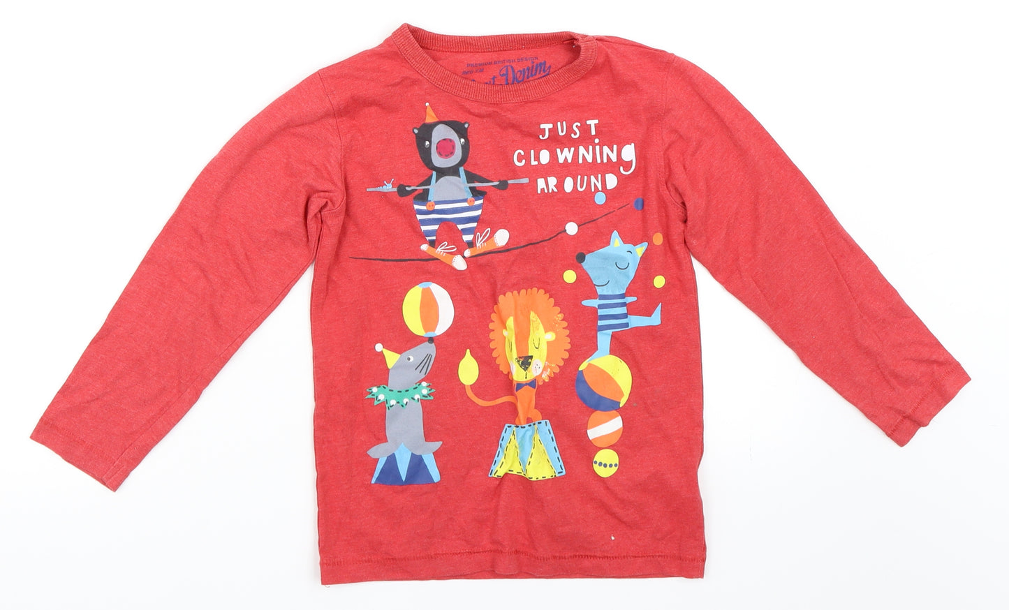 NEXT Boys Red   Basic T-Shirt Size 4-5 Years