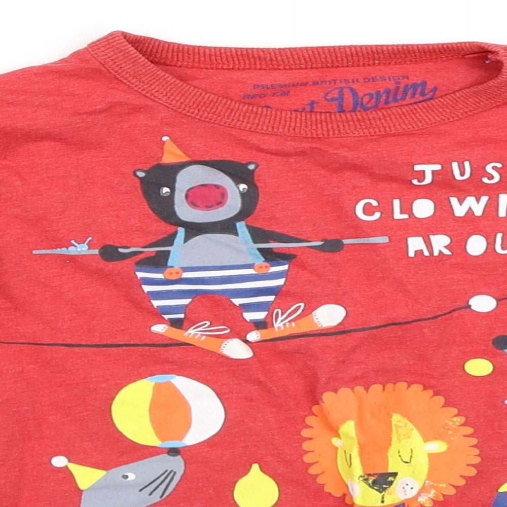 NEXT Boys Red   Basic T-Shirt Size 4-5 Years