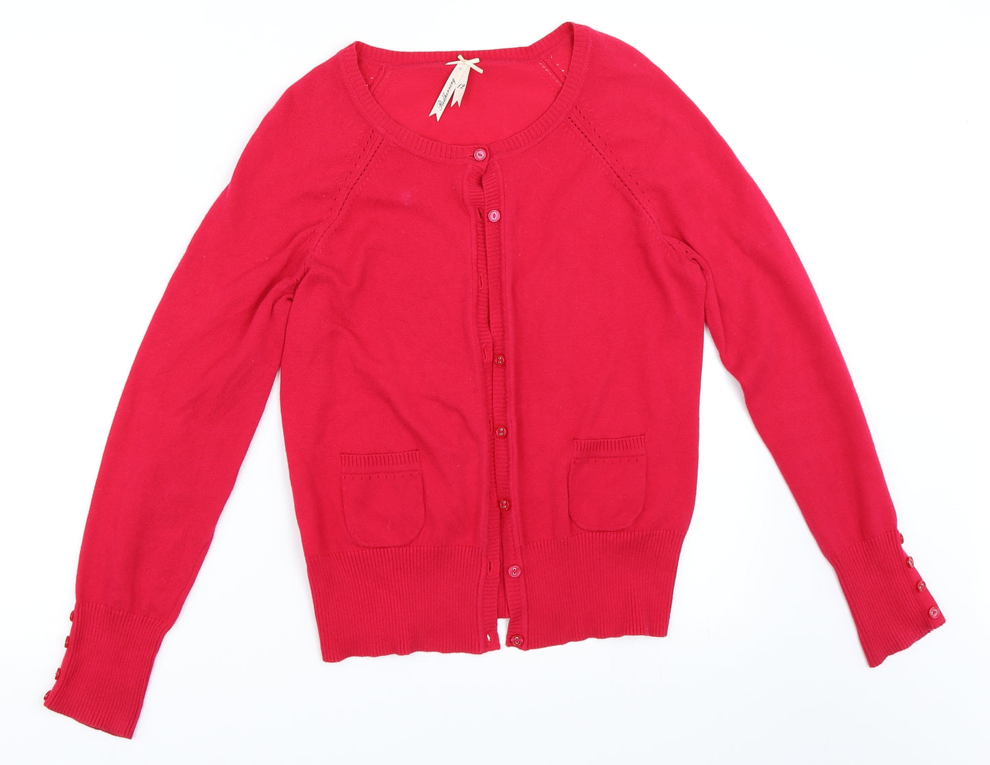 Red Herring Womens Pink   Cardigan Jumper Size 12