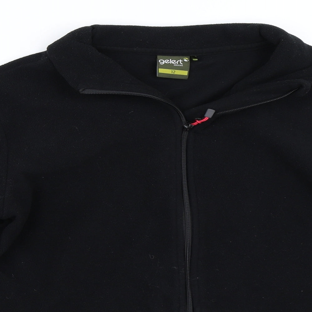 Gelert Womens Black   Jacket  Size 12  - Fleece
