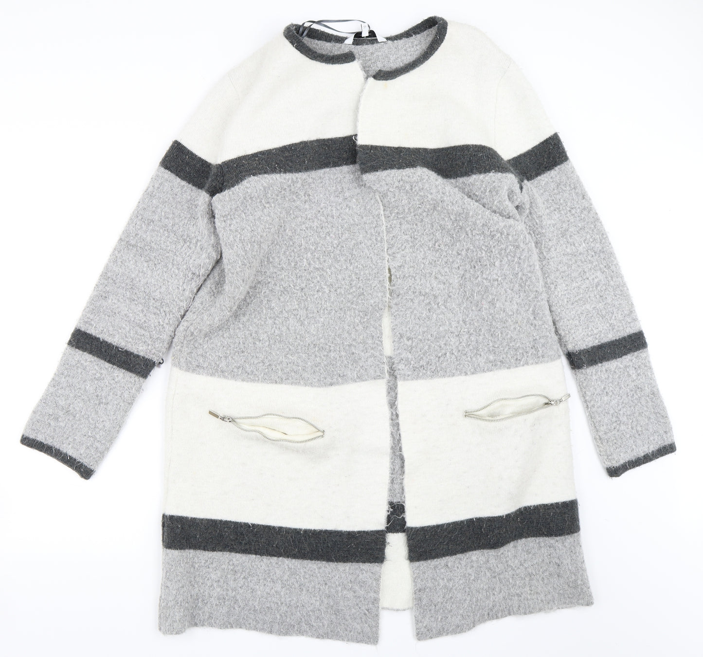 Jasper Conran Womens Grey   Cardigan Jumper Size 12