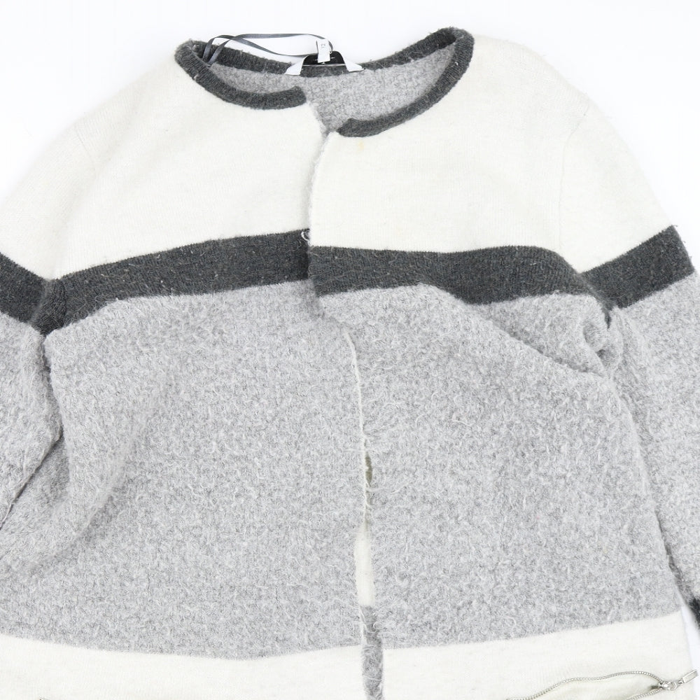 Jasper Conran Womens Grey   Cardigan Jumper Size 12
