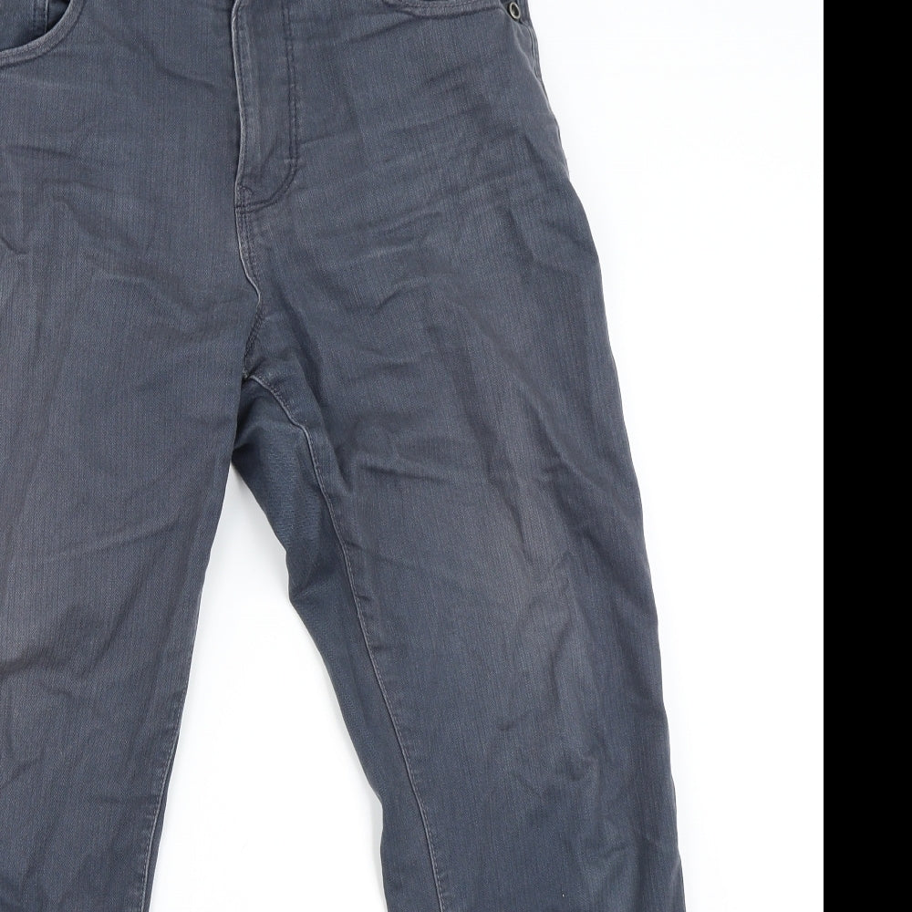 Mantaray Mens Black  Denim Straight Jeans Size 32 in L28 in