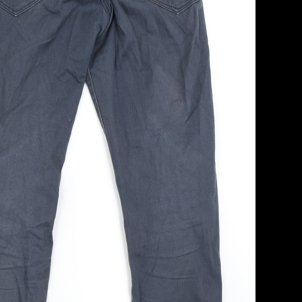 Mantaray Mens Black  Denim Straight Jeans Size 32 in L28 in