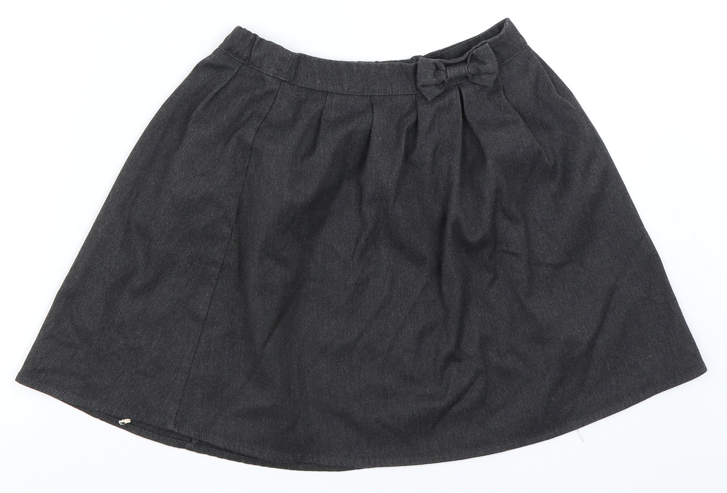 George Girls Grey   Skater Skirt Size 8-9 Years - School Skirt