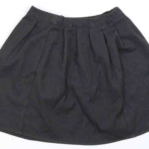 George Girls Grey   Skater Skirt Size 8-9 Years - School Skirt